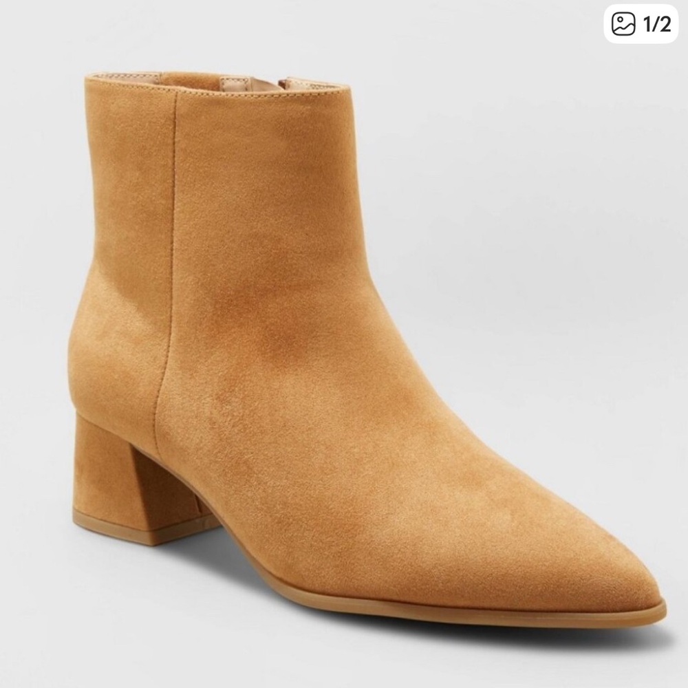 a new day™ Women’s Delilah Heeled Ankle Boots - New in Box!!